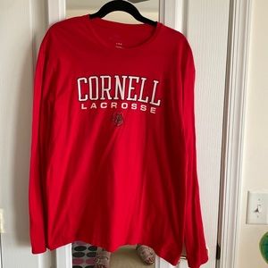 CORNELL Lacrosse long sleeve t-shirt- Mens large